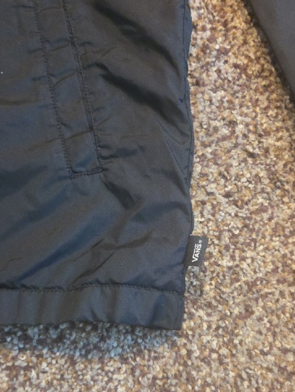 Vans Torrey Black Snap-Front Coach Jacket - Youth XL - Picture 3 of 8